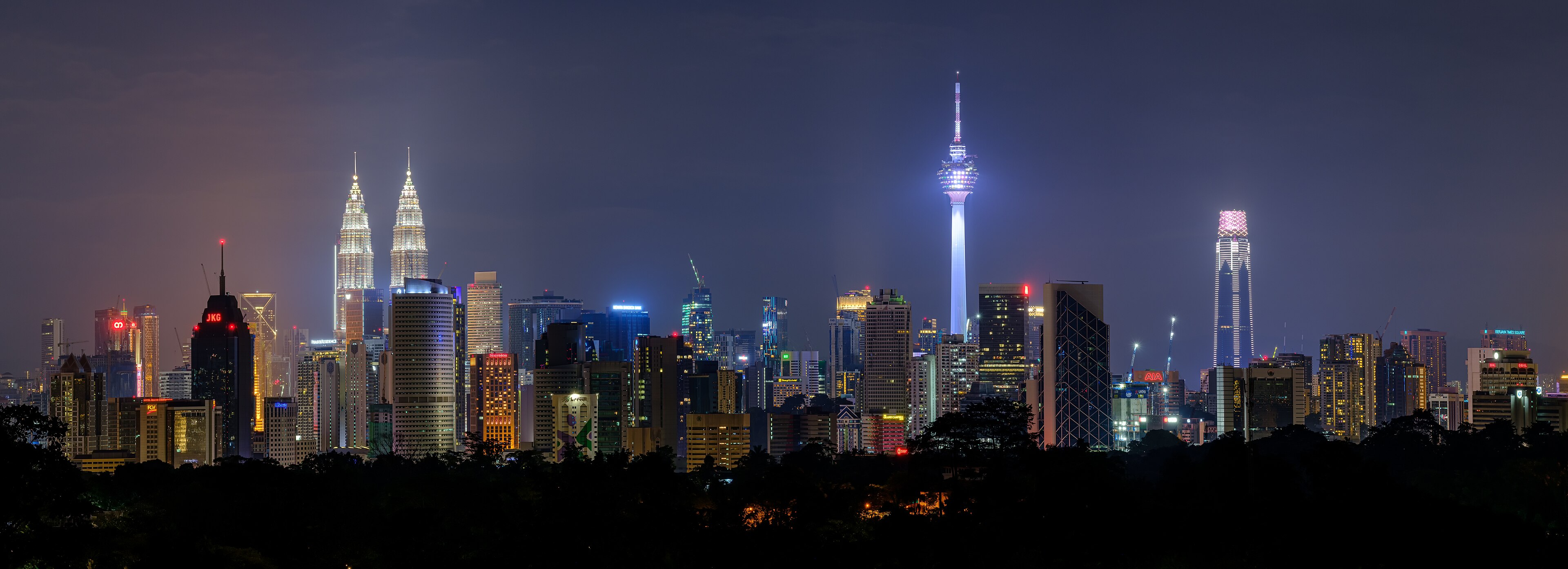吉隆坡城市夜景
